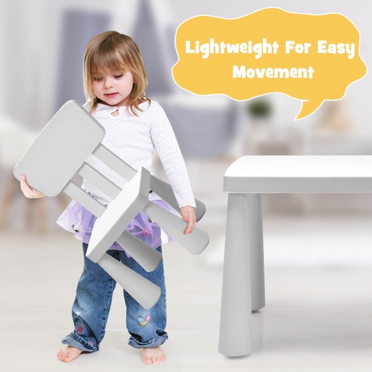 Lightweight toddler furniture set for daily use