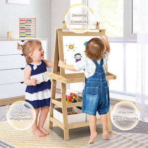 Wooden kids art board with durable MDF construction1