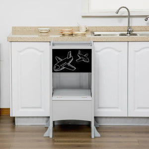 Wooden learning tower for kids