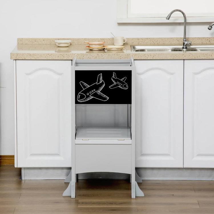 Wooden learning tower for kids