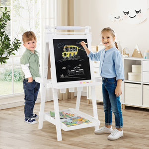 Wooden painting easel with adjustable height for kids2