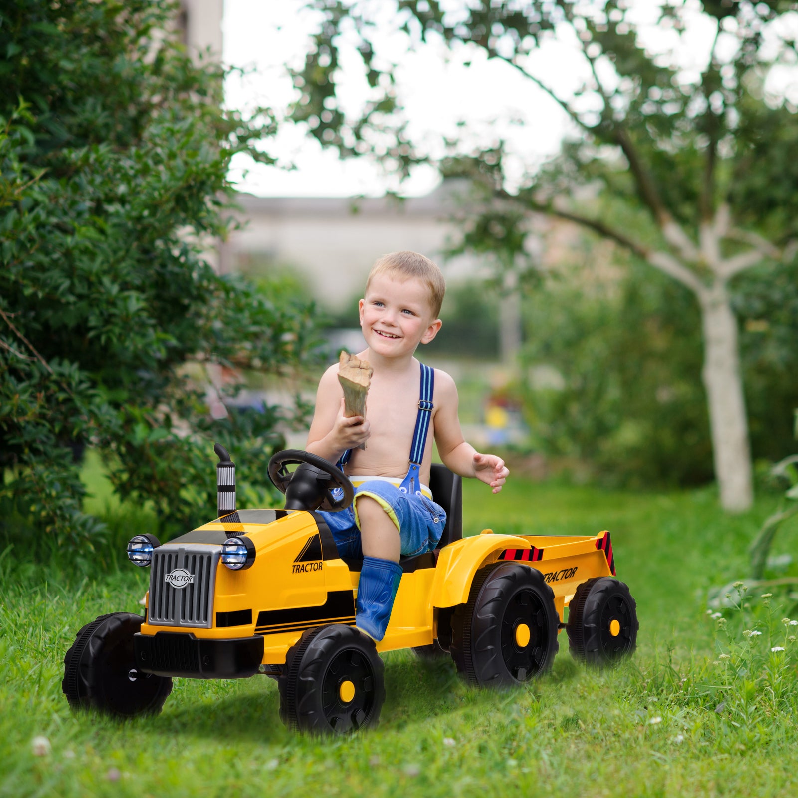Power Wheels Jurassic World Dino Racer Battery-Powered Ride-On ATV Dinosaur Toy, Orange