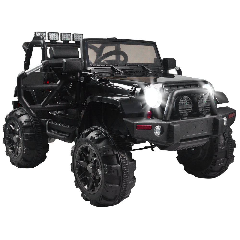 Power Wheels Kids Electric Princess Jeep Ride-On Toy Car 12V SUV MP3 with Remote Control and LED Lights