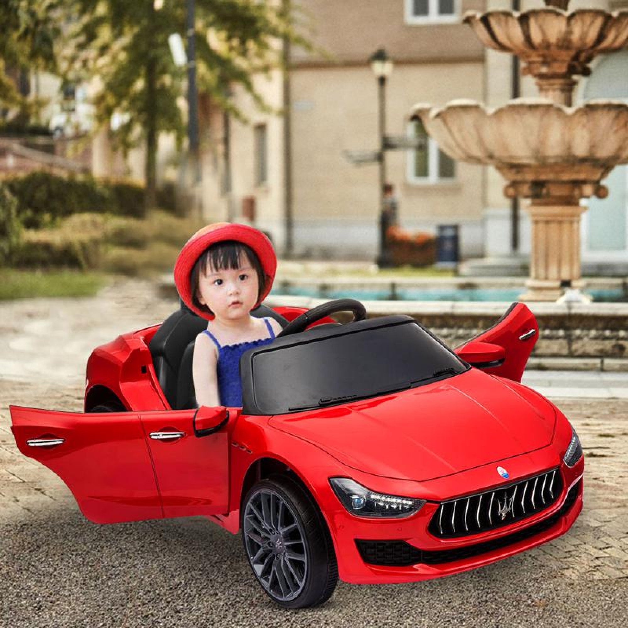 Tobbi 12V Licensed Maserati Electric Kids Ride On Car, Battery Powered Toy Car with Remote Control, 2 Colors